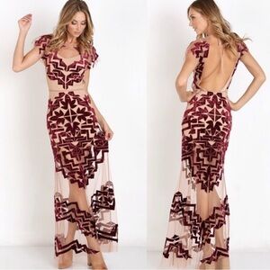 For Love & Lemons Vienna Maxi Dress
